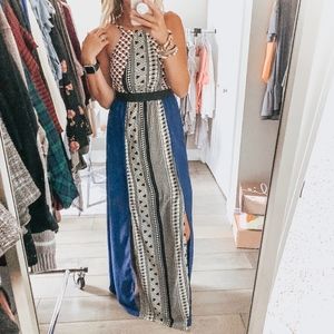 Aztec Maxi Dress